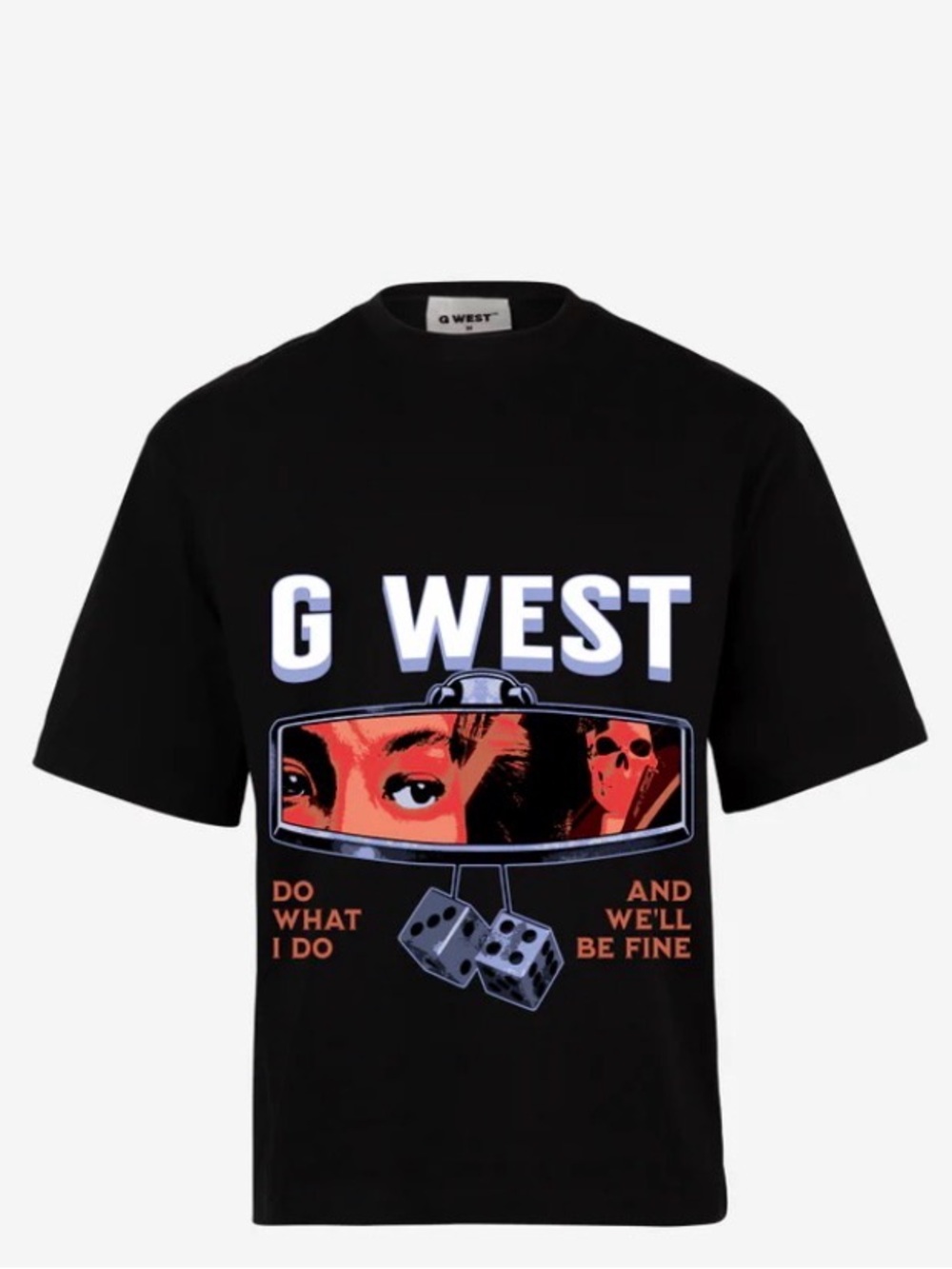 NWT G-WEST "Do What I Do" Oversized Graphic Tee - Black - 3XB